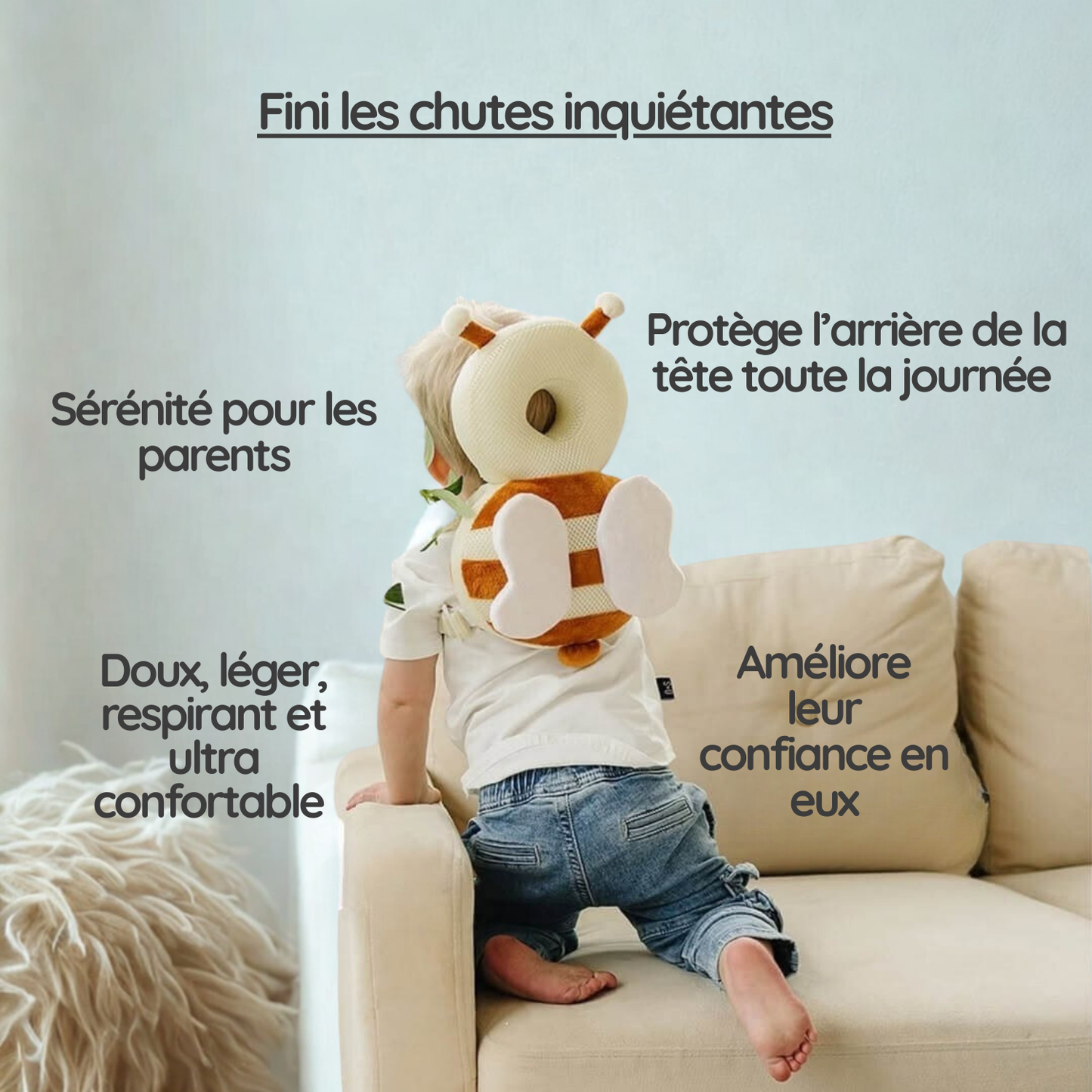 SAC ANTI-CHUTE BEBE - CHOUETTE